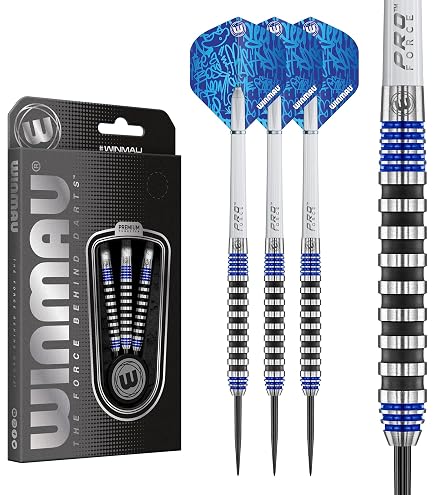 Produktbild von WINMAU Prism Delta Blade 6 Black Extra Thick Dart Flights