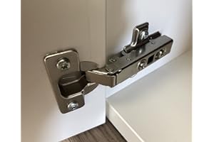 GENERISCH 4er-Set Scharniere (neu) mit Softclose für Besta mit 4 Scharniere und 16 Schrauben