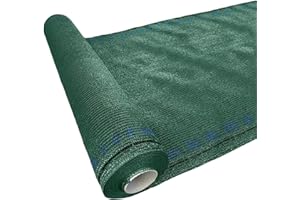 Rebecca Mobili Beschattungsnetz, Garten Terrasse Windschutz, Grün, Hdpe, Sichtschutz Uv Screen - Größe HxL: 2 x 25 mt - Art. RE6695