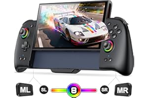 FANXIEAST Upgraded Wireless Game Controller for Switch 2 Programmable Gamepad Bluetooth Controller with RGB Hall Effect Joysticks/ 4 Card Slots/Gyro Axis/Turbo/Dual Vibration/Screenshot Switch 2 Controller