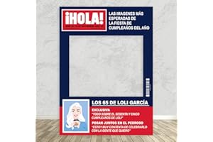 setecientosgramos Photocall Revista Hola| 80x110 | Ventana Revista Hola | Marco Revista Hola | PhotoBooth Revista Hola (Cartón 4mm)
