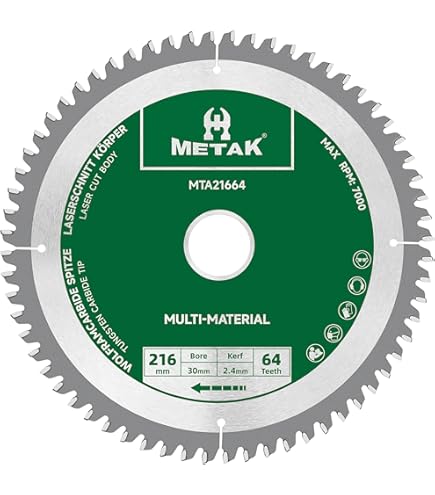 Lama Sega Circolare HANNA 190x2.6x20mm Per Festool CS50 - 48 Denti, Torx, Made In Germany