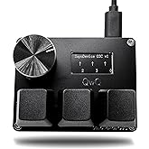 BTXETUEL SayoDevice O3C OSU Keyboard Rapid Trigger Hall Switches Magnetic Linear Switches Keyboard with Knob and Screen,Copy