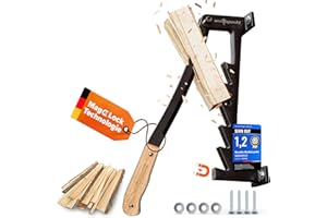 WOODSPECHT Holzspalter manuell [Magnetische Sicherung] Brennholz, Anzündholz Spalter, Holz spalten, Wood Splitter, Feuerholz, Anmachholz Spalter, Hackklotz, manueller Holzspalter, Kindling Cracker, Holzhacker