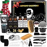LUMYCE Adventskalender 2025 Männer: Weihnachtskalender 2025 - Adventskalender Männer mit Bartpflege Bartbürste u.v.m für Vate