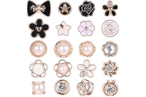 HARIENDNY 20 Pack Modesty Pins Clothes Pins Brooch Buttons Pins Women Cover Up Blouse Pins Dress Pins Shirt Safety Lapel Pins Buttons Replacement Sweater Shawl Clips for Hat Coat Decoration