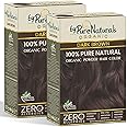 byPureNaturals 100% Organic Hair Colour Powder 3N Dark Brown 120gm- Pack of 2 | Safest Beard Colour for Men | Natural Hair Colour for Women & Men