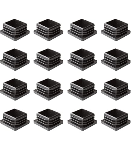 Enkotrade 4 stuks lamellenstoppen rond 22 mm, buisdoppen, buisafdekking van hoogwaardig polyethyleen kunststof, doppen, eindstops, doppen