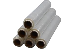 ‎FREIZIEL Freiziel® 6 x Stretchfolie 50cm 1,5 kg 23my (transparent) Wickelfolie, Packfolie, Folie für Möbel und Umzug