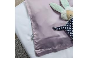 ‎AGA.PIE AGAPIE - Bambus Lyocell Kinder-Kopfkissenbezug 60x40 cm - Flieder-Lila, 100% Bio Oeko-Tex 100, für Allergiker, Antibakteriell, Ganzjahres-Bettwäsche, Atmungsaktiv, Geruchshemmend, Besonders sanft