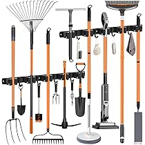 Ganci Da Parete Per Scope E Attrezzi - Set Da 10 Pezzi Con Viti - Foto 8