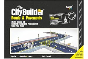 THE CITYBUILDER O Gauge (7mm) 1:43 Scale Model Railway Trains Roads & PAVEMENTS Kit CityBuilder