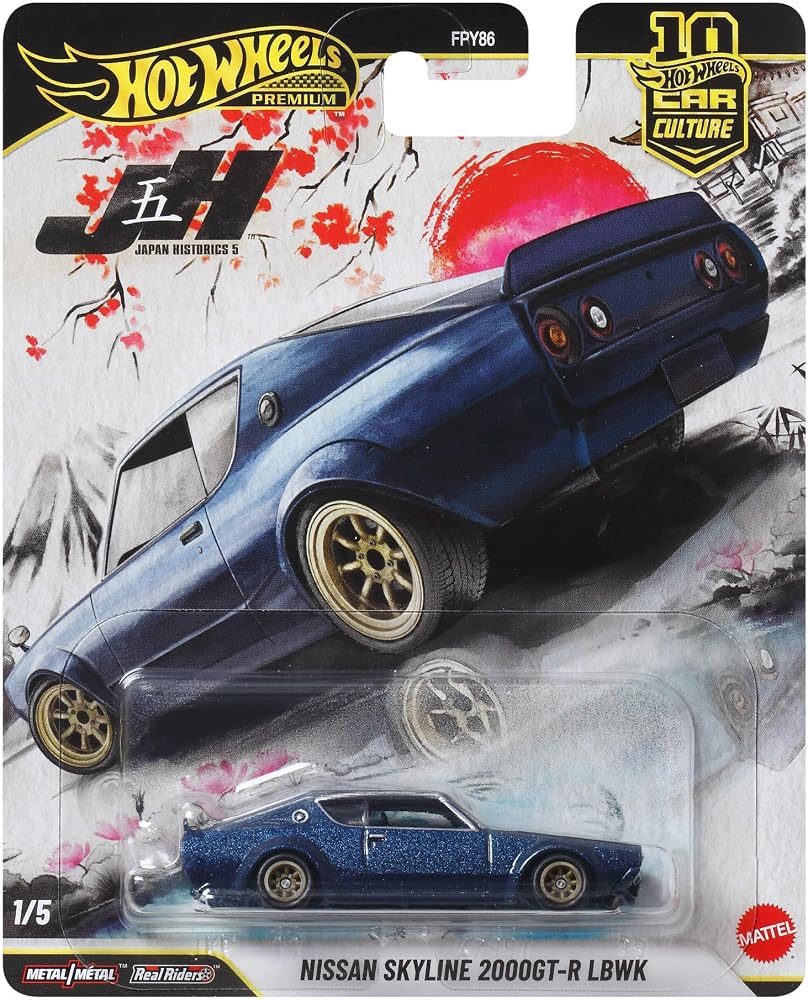 Hot Wheels LB Nissan Skyline 2000GT R LBWK Car Culture 1:64 ölçekli, JKF11