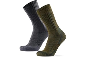 DANISH ENDURANCE 2 Paia Calze da Trekking Professionali in Lana Merino, Termiche, Anti-Vescica, Traspiranti, Uomo e Donna