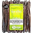 5 Baccelli di Vaniglia Bourbon - Gran Selezione del Madagascar 2023 - Baccello XL 15/18cm - Sacchetto FreshZIP
