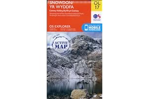 Snowdon / Yr Wyddfa Map | Weatherproof | Conwy Valley / Dyffryn Conwy | Ordnance Survey | OS Explorer Active Map OL 17 | Wales | Walks | Hiking | Maps | Adventure