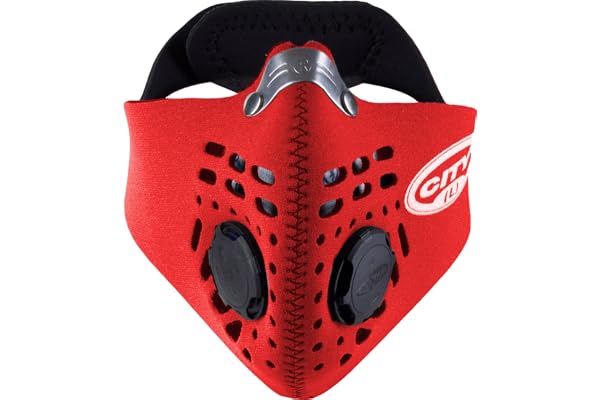 Respro City Masque Anti-Pollution Rouge Rouge Grand