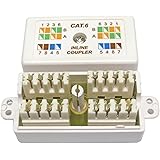 rhinocables CAT6 Connection Module - Network Cable Extension / Connection Box for Installation Cable / LSA Connector for CAT5