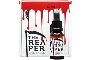 ‎I LOVE SPICY The Reaper 20 ml – Ekstremalnie Ostry Sos Chili Carolina Reaper – 96.581 SHU – Fermentowany & Wegański – Styl Louisiana – Dla Prawdziwych Miłośników Ostrych Smaków