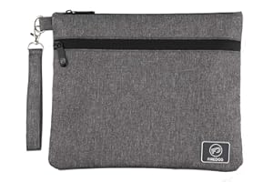 FIREDOG – Sac anti-odeurs de rangement pour voyage, testé avec chien de détection, 28 x 23 cm (gris)
