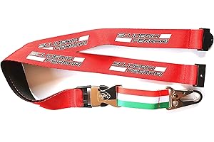 ARTIST UNKNOWN Scuderia Ferrari F1 Lanyard Rojo