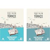 Yedi Iklim A1 Yabancilar icin Turkce Kitap Seti - Ders Kitabi ve Calisma Kitabi Seti - Baslangic Seviyesi - Yabancilar icin E