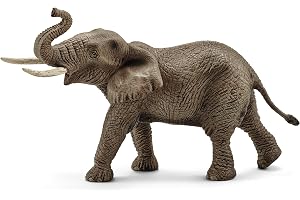 schleich WILD LIFE Tjur av afrikansk elefant, från 3 år, 14762 - Leksaksfiguren, 9 x 20 x 12 cm