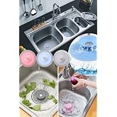 2 Kademeli Dokunmatik Lavabo Tıkacı Silikon Lavabo Gider Tıpası
