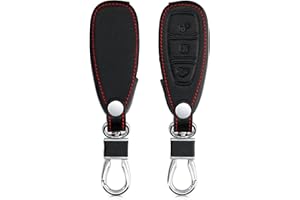 kwmobile Custodia Compatibile con Ford con 3 tasti Keyless Go - Cover Chiavi Auto Protezione Copri Telecomando - Copri Chiave Copertura nero