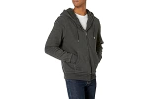 Amazon Essentials Sweat-Shirt à Capuche, à Fermeture Éclair Intégrale, en Molleton, Doublure Sherpa Homme