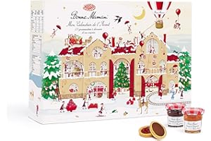 Bonne Maman - Calendario de Adviento 2023 con 24 placeres gourmet, así como una sorpresa exclusiva: 540 g