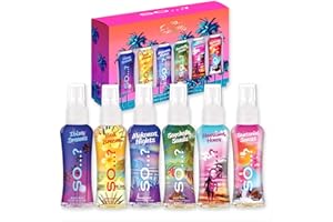 So…? Escapes Grande Womens Gift Set with Ibiza Dreams, Bali Breeze, Mykonos Nights, Santorini, Seychelle Sands, Hawaiian Honey, Body Mist Fragrance Spray Set (6 x 50ml.)§