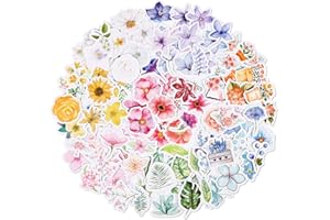 ‎MOLSHINE molshine 360 szt. różnych naklejek w specjalnym kształcie - naklejki z serii kwiatowej do personalizacji dekoracji, laptopów, deskorolek, bagażu, samochodów, zderzaków, rowerów, książek