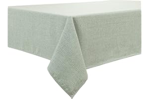 ‎BALCONY & FALCON BALCONY & FALCON Tischdecke Eckig Wasserdicht Tischdecke Leinenoptik Tischtuch abwaschbar Tischtuch Leinen Tischläufer Tischwäsche Eckig