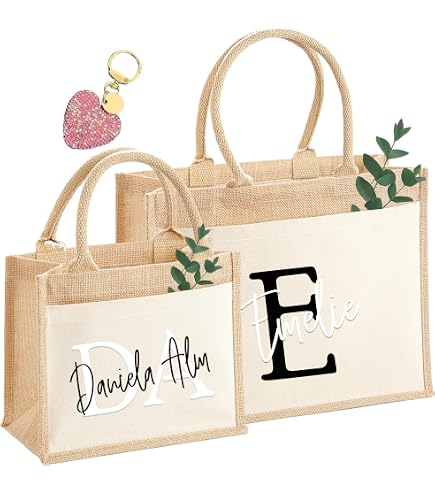 Jute-Tasche Mit ‚Mama‘-Stickerei – Personalisiertes Geschenk Für Muttertag & Geburtstag