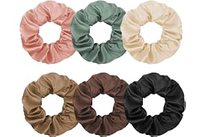 LOPHE Satin hårsnoddar, stora satinscrunchies för kvinnor flickor, mjukare än silkeshårband, stora scrunchy hästsvanshållare