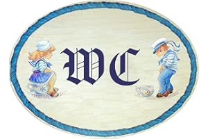 Kaltner Präsente - Placa decorativa para puerta (18 cm de diámetro)