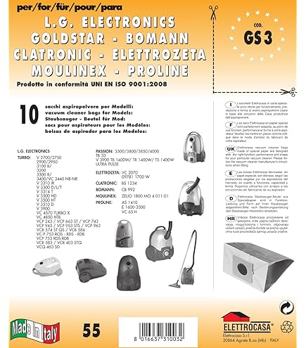 SPARES2GO H4 H18 - Sacchetti Per Aspirapolvere Hoover Turbopower - Foto 7