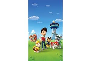 AG Design Paw Patrol, Tenda per cameretta dei Bambini, 1 Pezzo, Multicolore, 140 x 245 cm