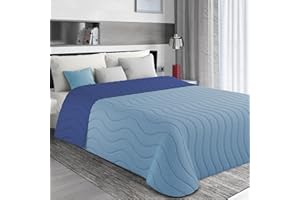 MAXIME MAISON - Copriletto Singolo Estivo, Primaverile (100 gr/mq) Trapuntino Singolo, Trapunta Letto Singolo Leggera e Double Face, Letto Mezza Stagione in Morbida Microfibra, Made in Italy