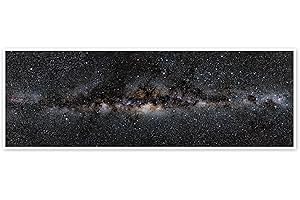POSTERLOUNGE Droga mleczna Plakat Jan Hattenbach 180 x 60 cm Czarny Obrazy Dekoracja ścienna