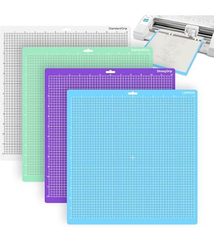 Tapis De Découpe Silhouette Cameo - 30,5x30,5 Cm - Adhésif Standard - Lot De 2