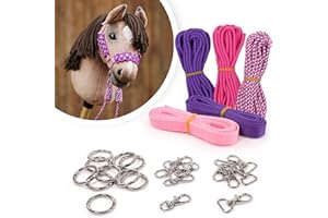 KULLALOO Hobby Horse - Juego de cabestro (instrucciones se venden por separado), color morado y rosa