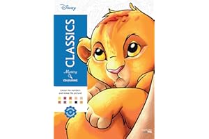 Mystery Colouring - Classics: Reveal iconic Disney characters with colour by number