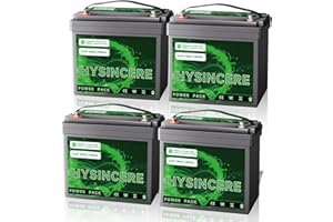 HYSINCERE LiFePO4 Mini batteria litio da 12 V 100Ah, 100A BMS, 1280 Wh, 4000 – 15000 cicli, batteria al litio Deep Cycle per camper, motore a traina, solare, accumulo di energia