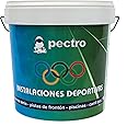 Floor Paint Concrete Paint Indoor and Outdoor 135 Fl. Oz. (4 L) – Floor Protection Paint for Sports Courts driveways Basement Patio Storage Room Garage Cement Tennis - diferents Colours (Blue)