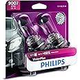Philips 9007 VisionPlus Upgrade Headlight Bulb with up to 60% More Vision, 2 Pack - 9007VPB2
