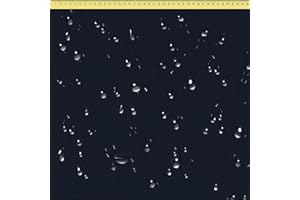 DreamRoots Tessuto impermeabile al metro 160 cm Larghezza - Stoffa al metro impermeabile 220 g/m2 600D - Cuscino esterno impermeabile - Stoffe a metro per ricambio sdraio, tende da sole, tovaglie