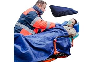 Tiga-Med Coperta monouso con imbottitura in policotone, leggera, 200 g, 110 x 190 cm, motivo: vigili del fuoco