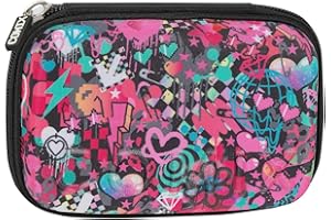 COMIX BRIGHT - Astuccio Scuola, Astuccio Maxi Zip per Bambini e Ragazzi, con Set Cancelleria Incluso, Cover Metal Iridescente, Rigido con Maxi Logo e Tirazip in Metallo, 21 x 14,5H x 6,5 cm